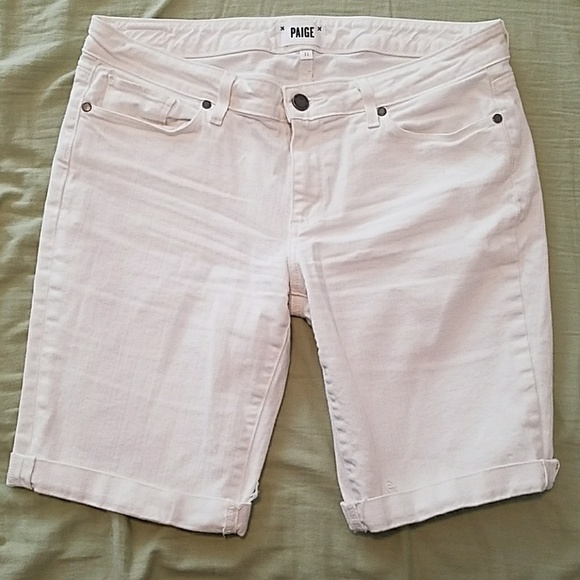 PAIGE Pants - Paige white jean shorts